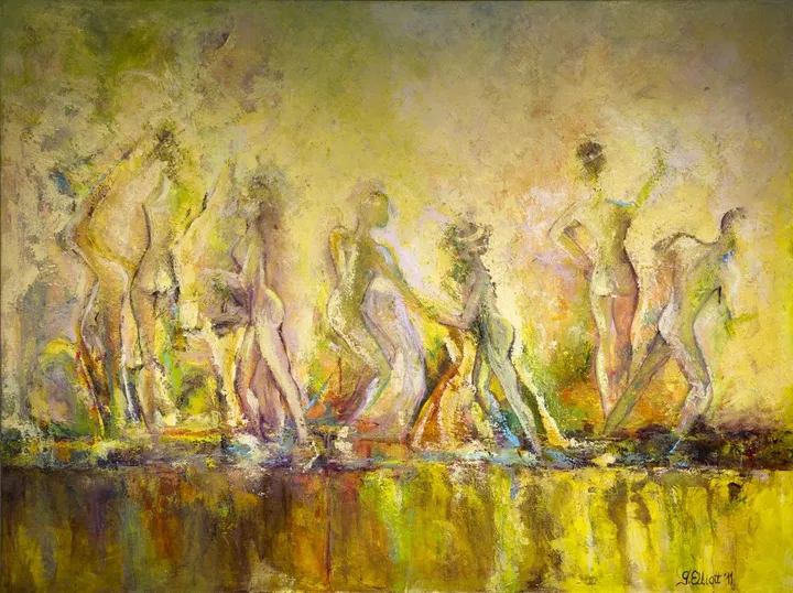 GOLDEN DREAMS, œuvre de Gordana Elliott