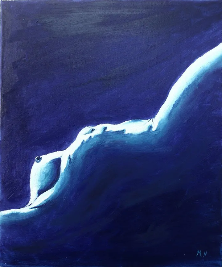 Naufragée 3, artwork by Marine Noel