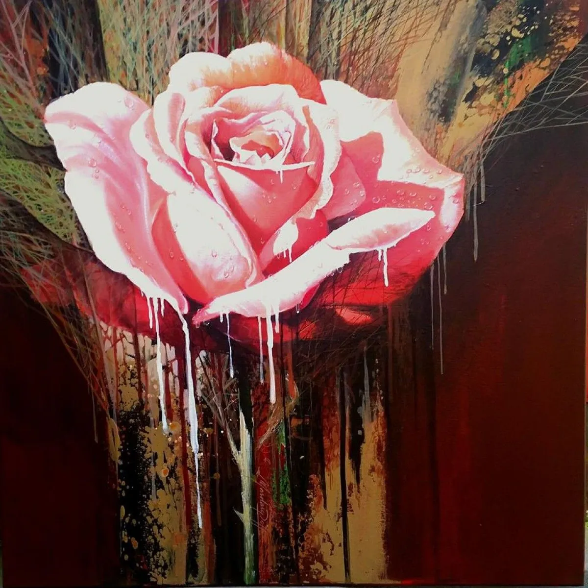 a rose, artwork by Constantin Disney