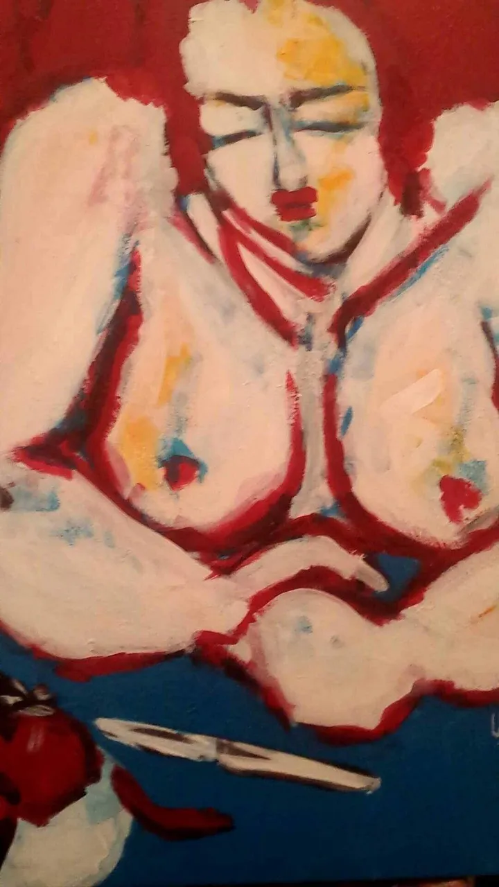 Deux pommes, œuvre de Yosra Mzoughi
