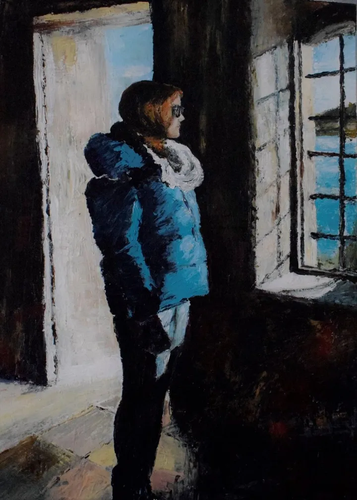 Destroyed house -memories, œuvre de Magdalena Wozniak-Melissourgaki