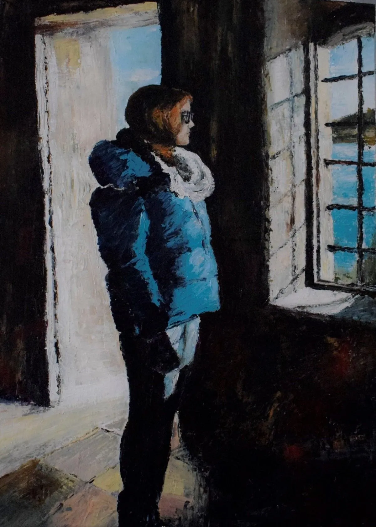 Destroyed house -memories, œuvre de Magdalena Wozniak-Melissourgaki