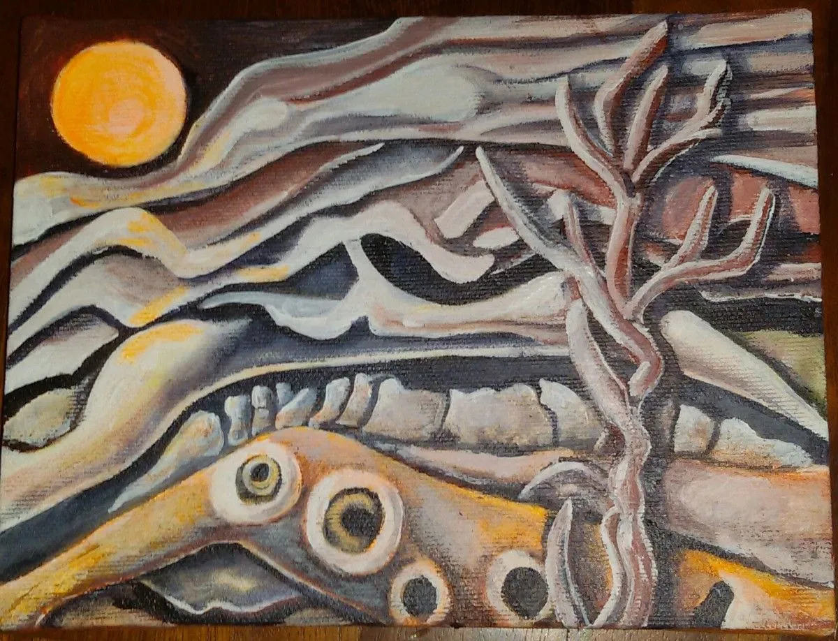 tramonto, œuvre de anna stoyanova