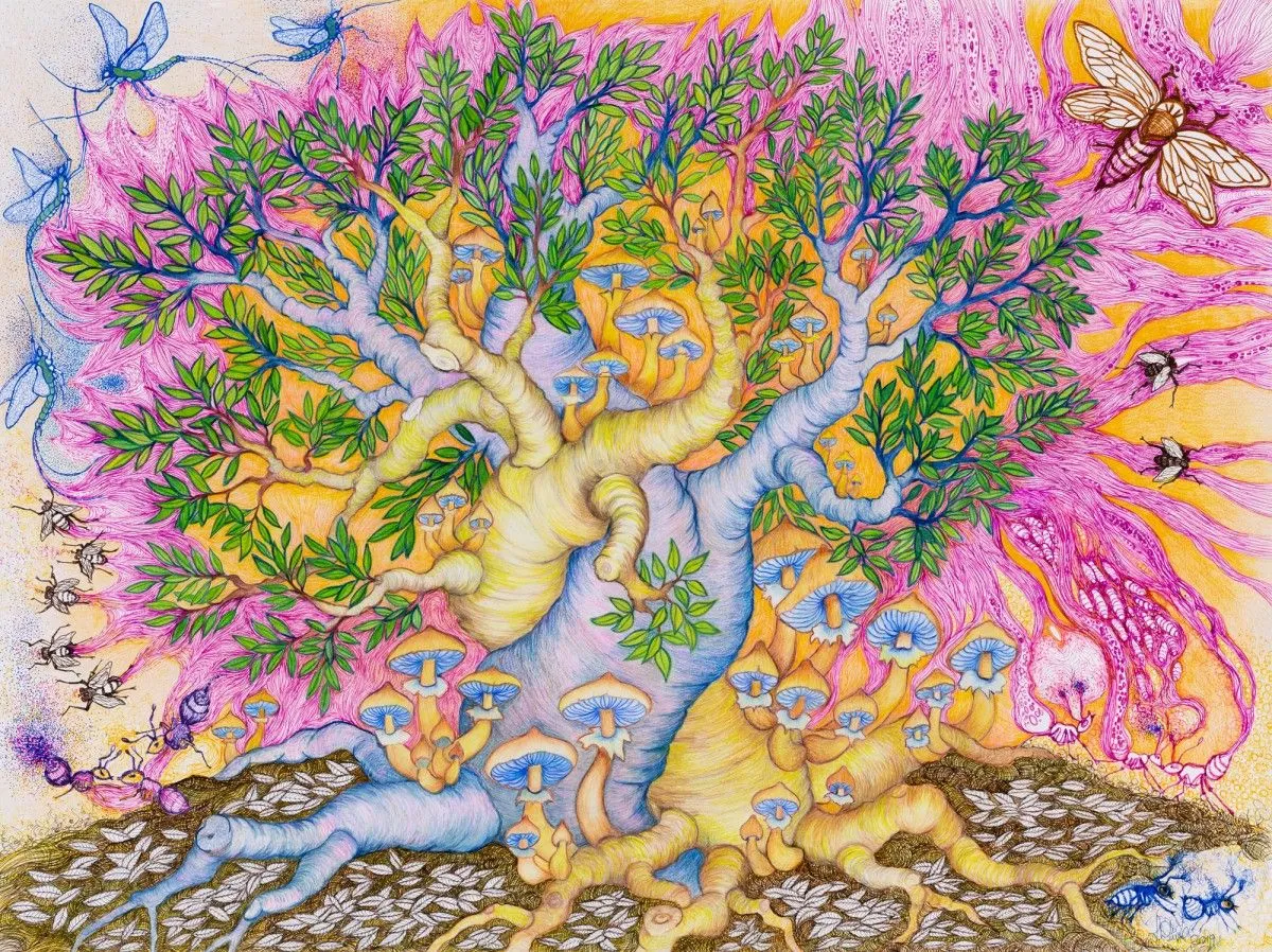 HARMONIE ou le couple heureux, artwork by Guylaine Duval