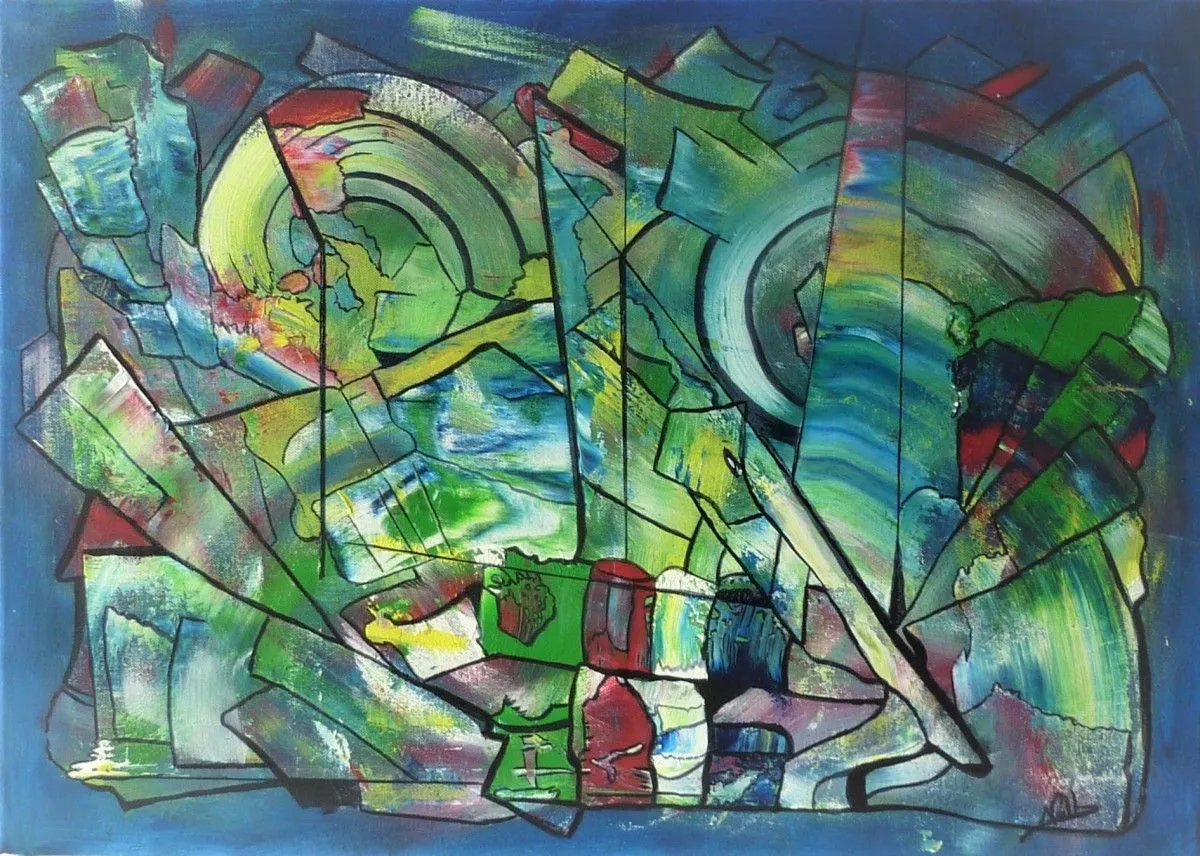 Fragmentation, œuvre de Nell EOCHE