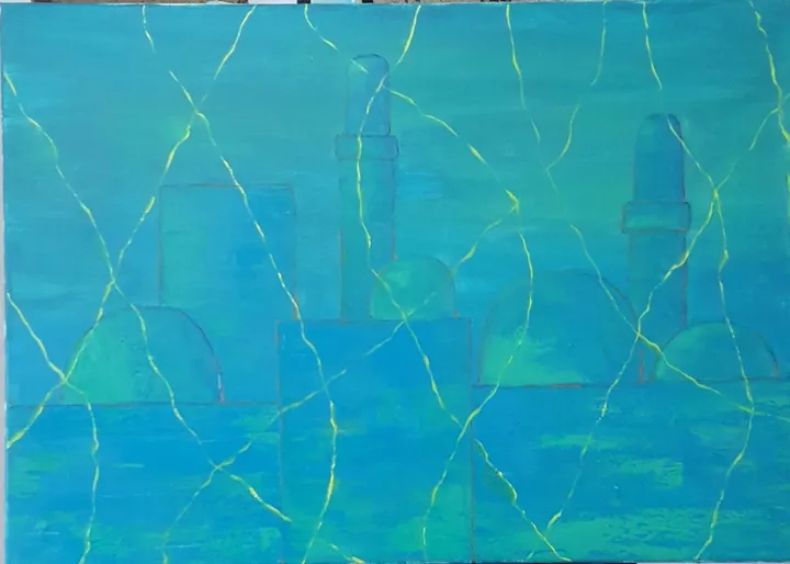 oriental motif, œuvre de kamila nabi