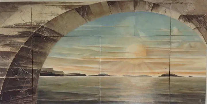 Le bout du tunnel, œuvre de Michèle Corraze