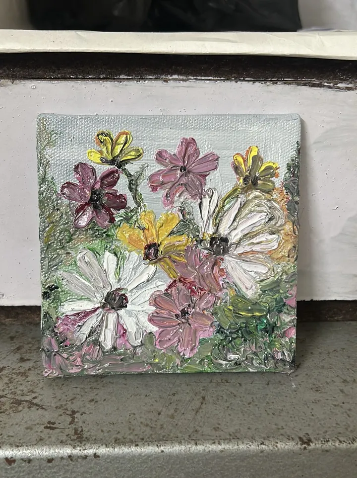 Flowers of the heart, artwork by Ally Vohra