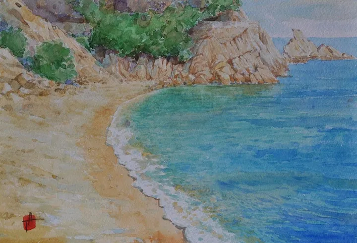 SEA BEACH, œuvre de Anatolii TOMOIANU
