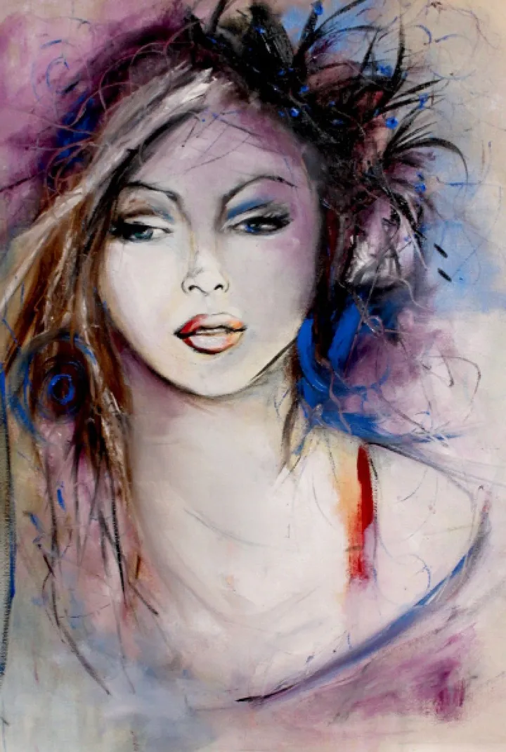 Parfum de Lilas, artwork by Johanne Hebert Coulombe