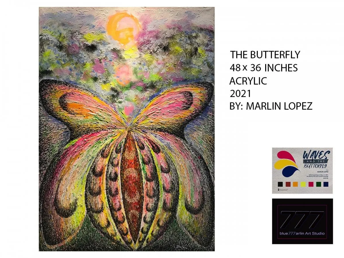 The Butterfly, artwork by Marlin Lopez