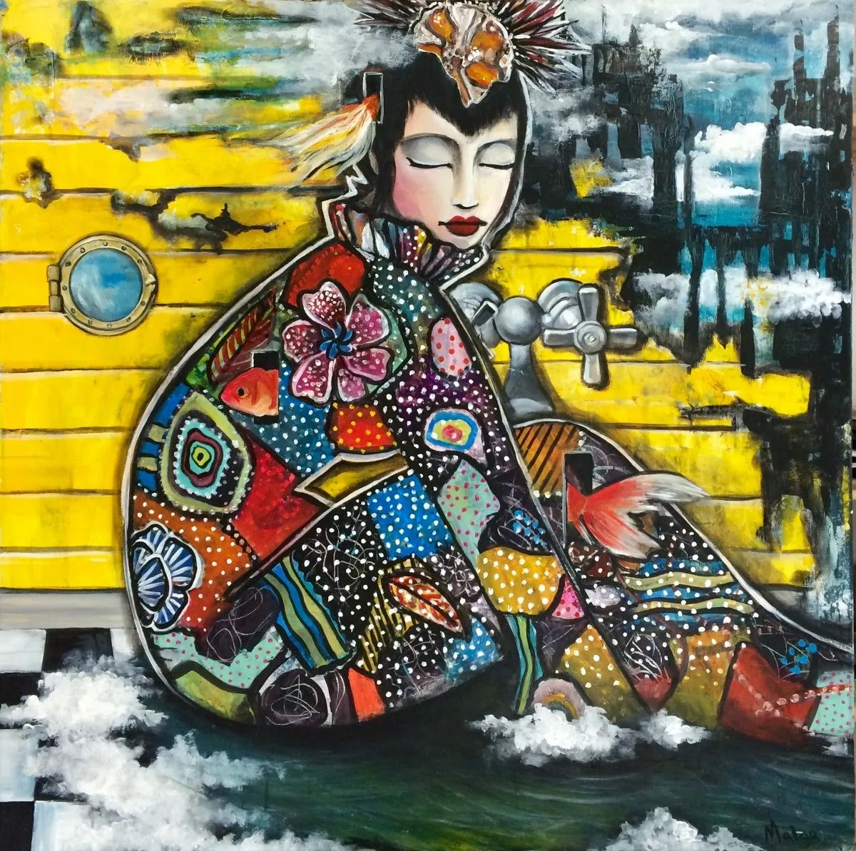 Le rêve, artwork by Malga Art