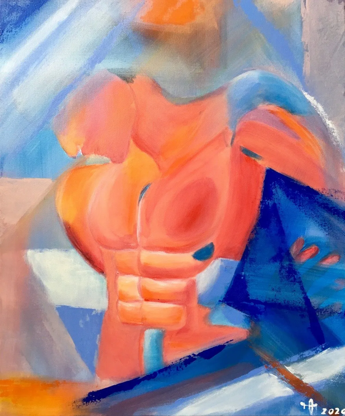 l inconnu, œuvre de Françoise AUGUSTINE