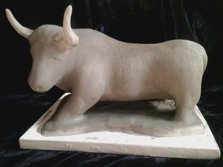 Toro d'Espagne, œuvre de Mohamed Elyaagoubi
