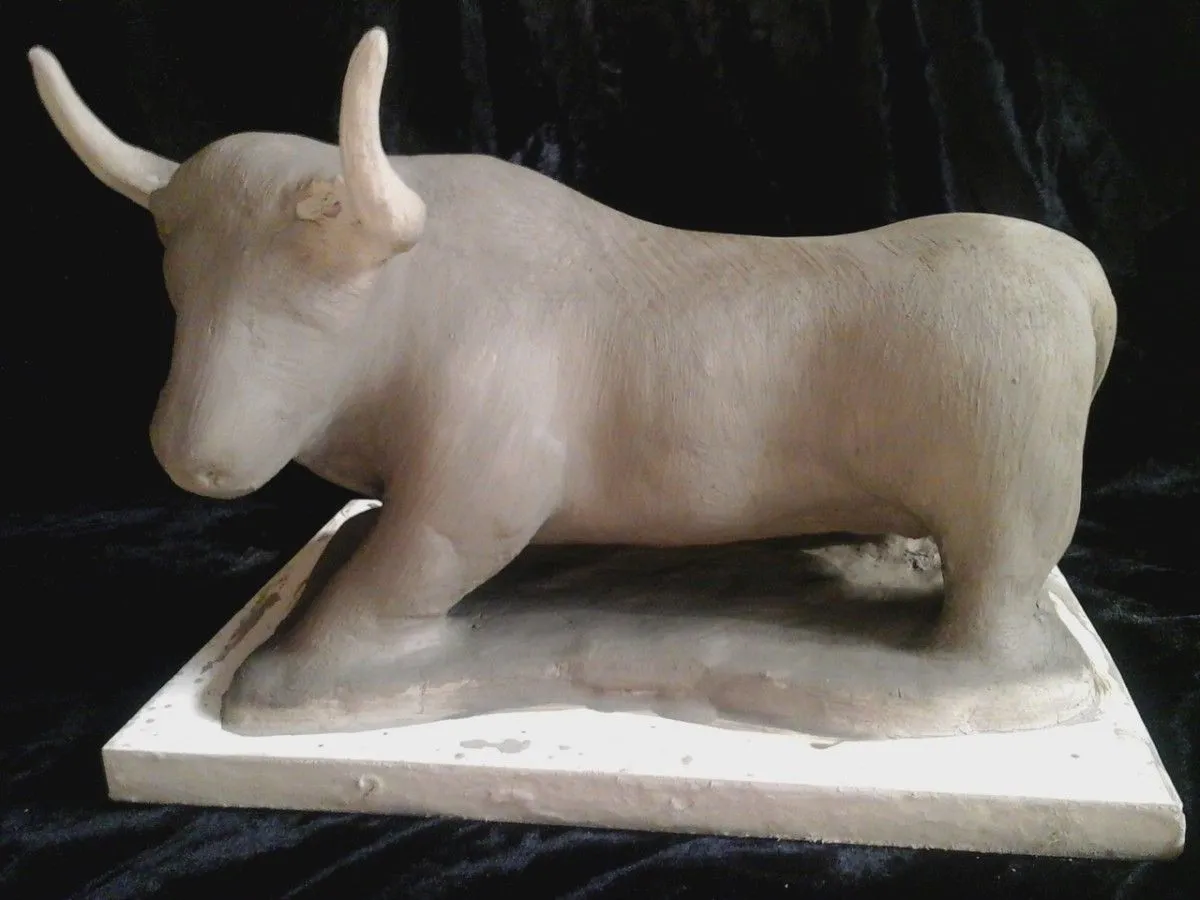 Toro d'Espagne, œuvre de Mohamed Elyaagoubi