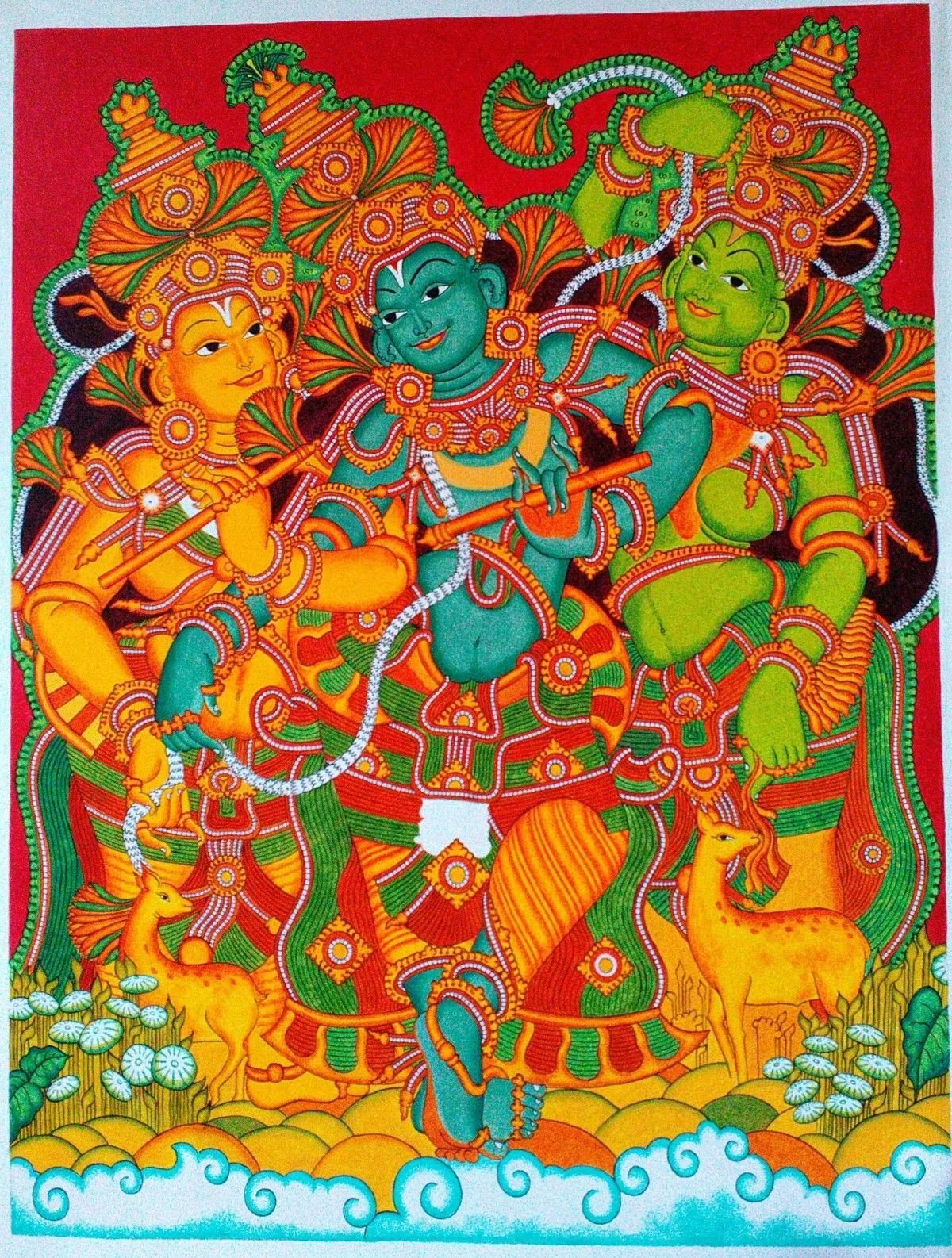 Krishna, œuvre de Arunkumar Thettammal
