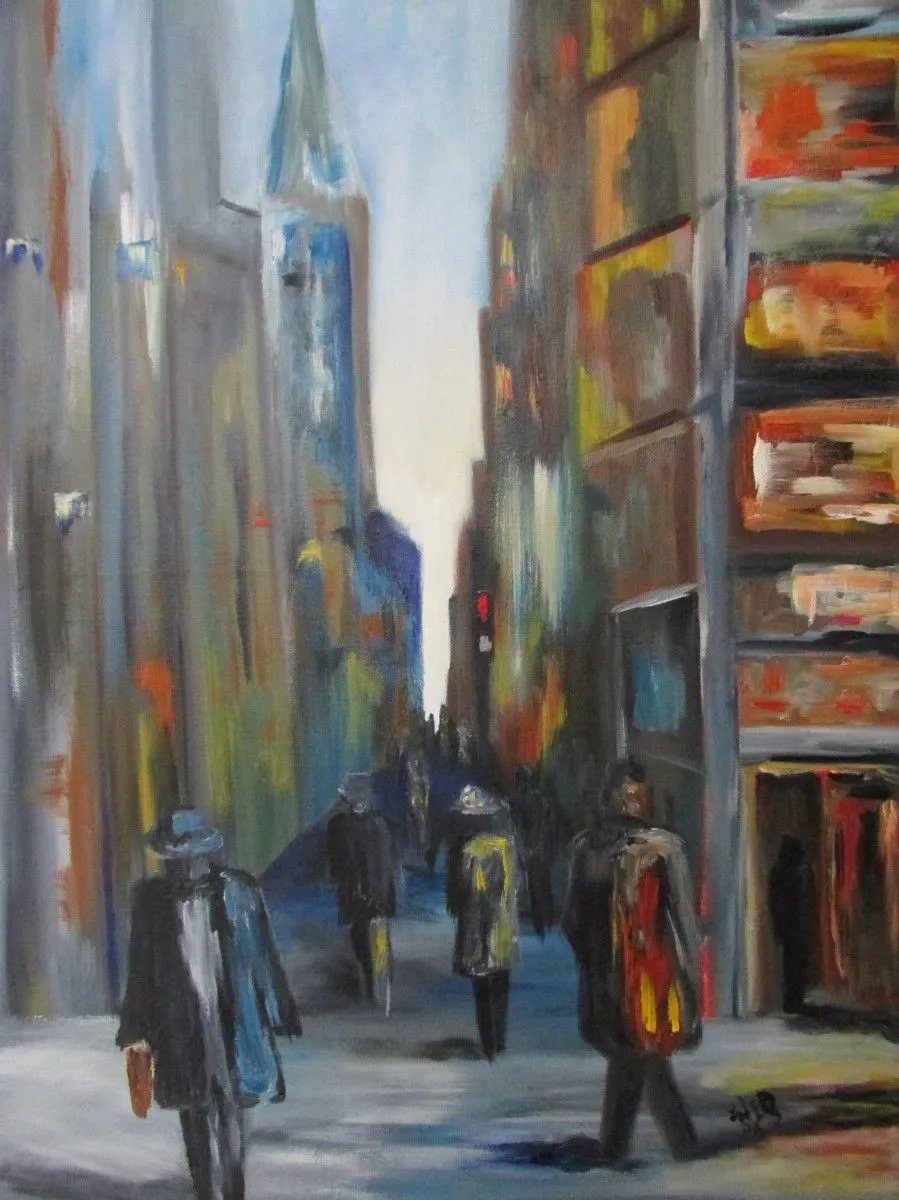 new york, artwork by lydie de brito