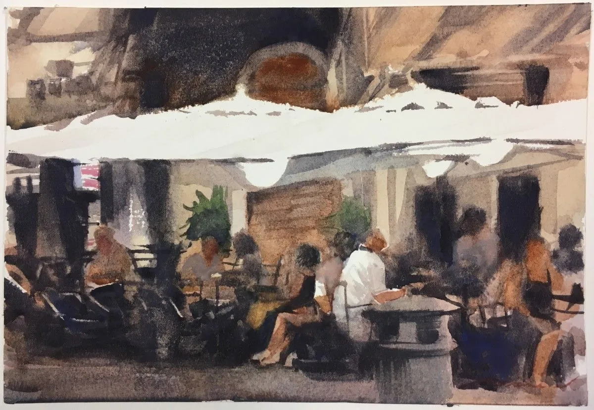 Tea time, artwork by Misure Nien