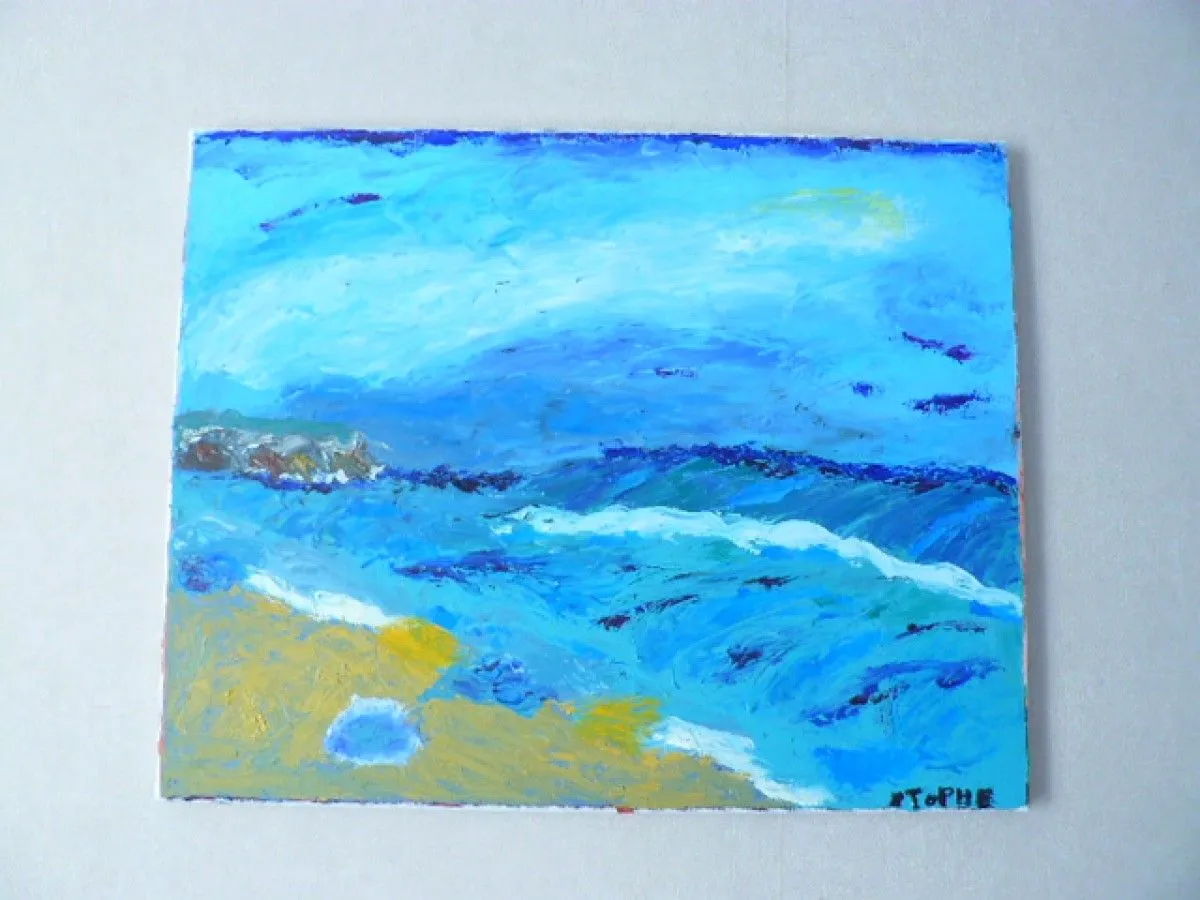 la mer agitée, artwork by Christophe Constant