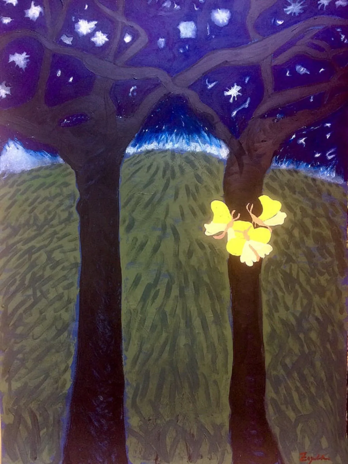 Magical forest III, artwork by Zazulete Anuca Romanta Ion