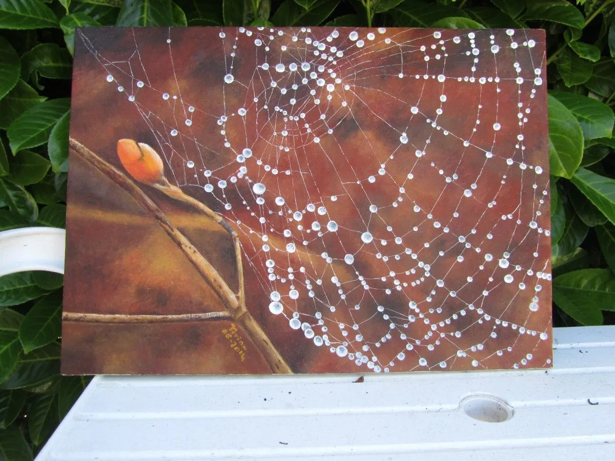 L'ARAIGNEE N ' EST PAS LOIN, artwork by VIVIANE GOALEN