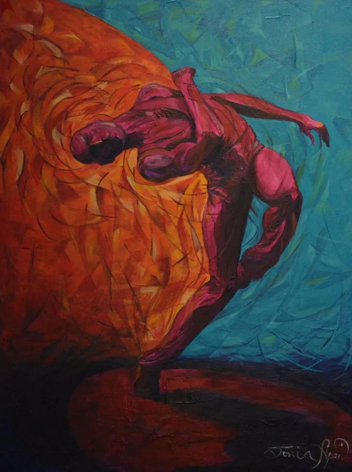 Souplesse, artwork by Sonia April