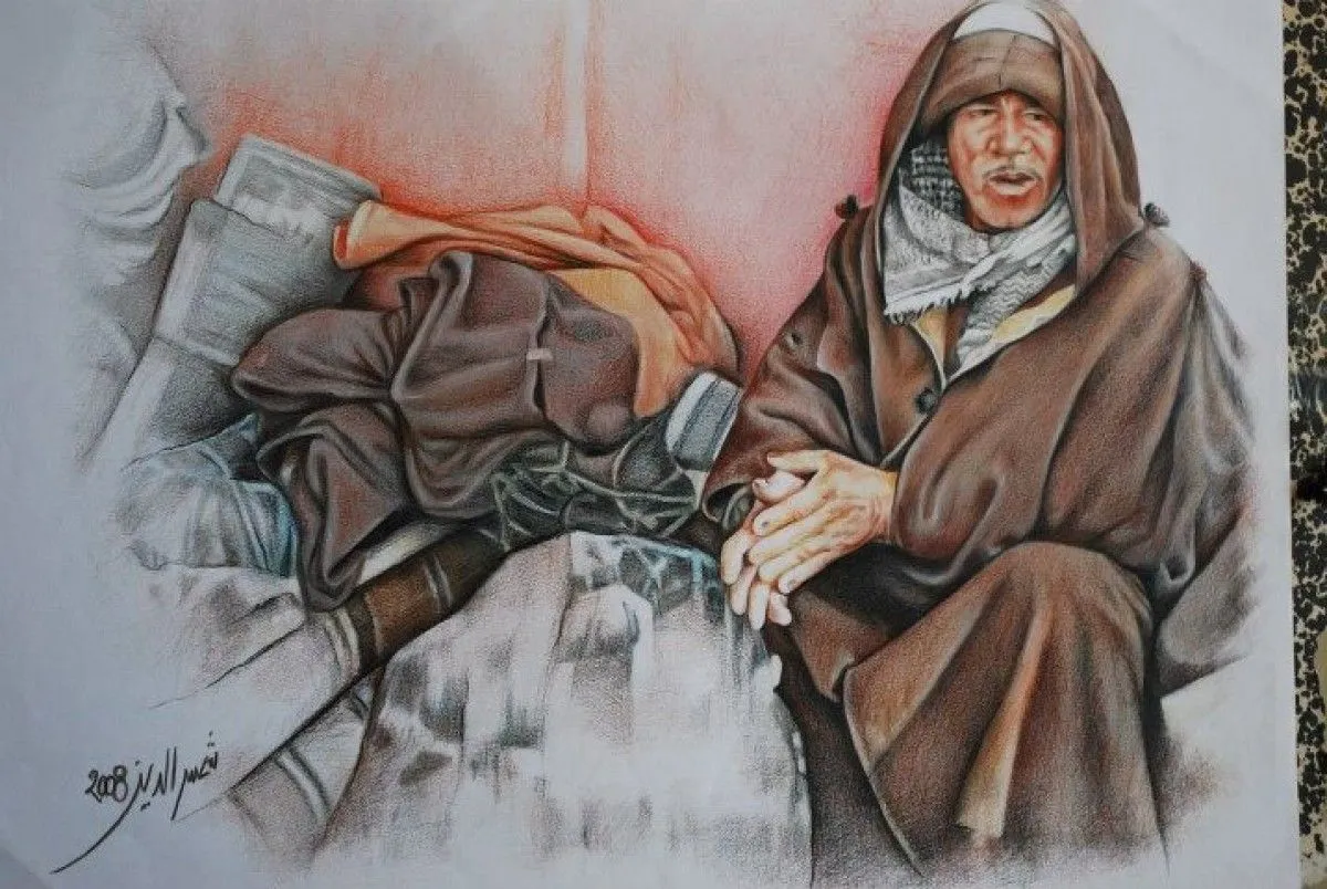 portrait, artwork by nejib chems eddine