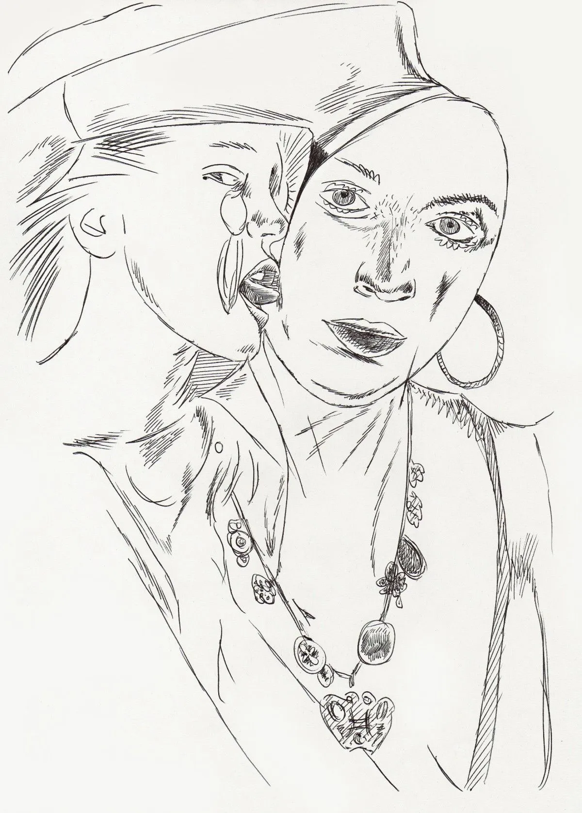 /.,;, œuvre de Laura H