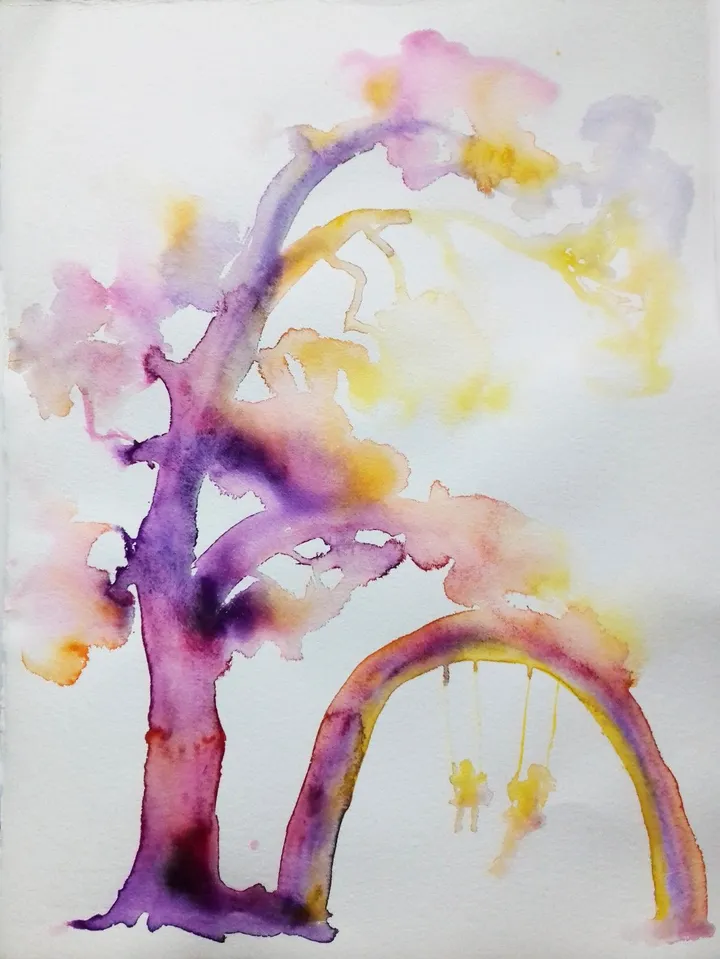 Autumn Rainbow Playground, œuvre de marija colic