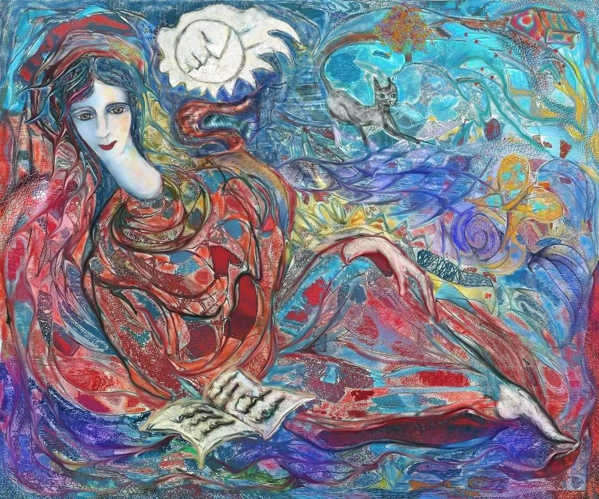 Lunada, artwork by Malú Méndez Lavielle
