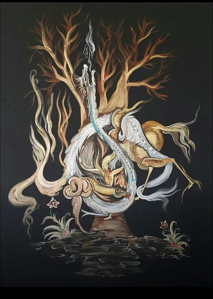 Intertwined, artwork by Parisa Dehban