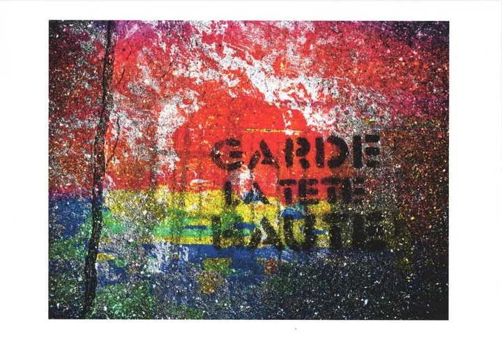 Garde la tête haute - A3, œuvre de Alain HALTER