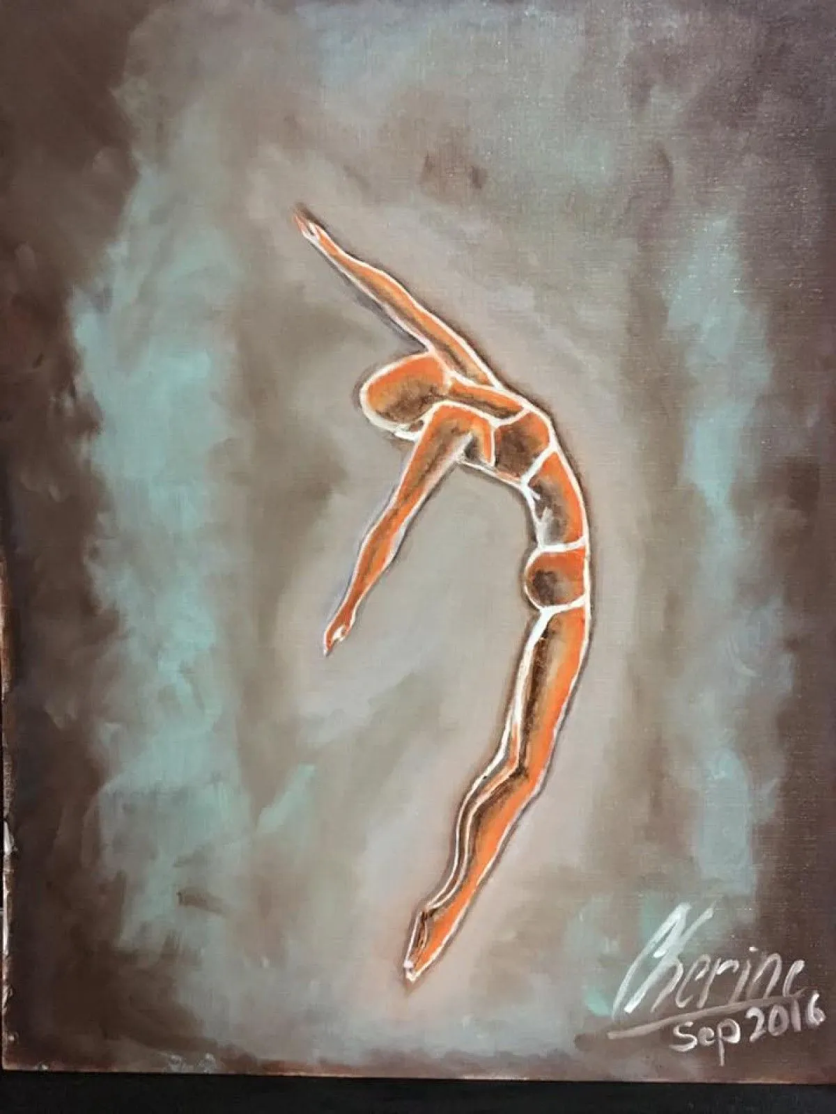 Free dancer, œuvre de Cherine Khallaf