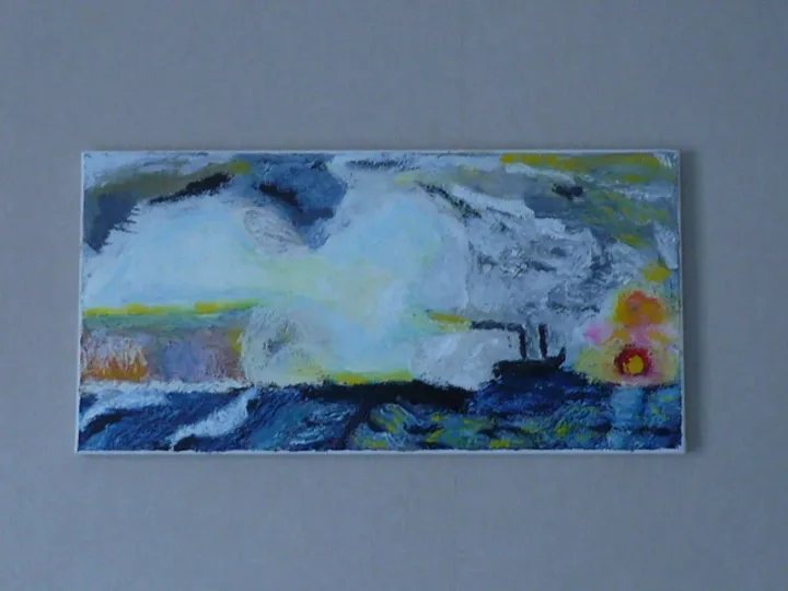 paysage marin, artwork by Christophe Constant