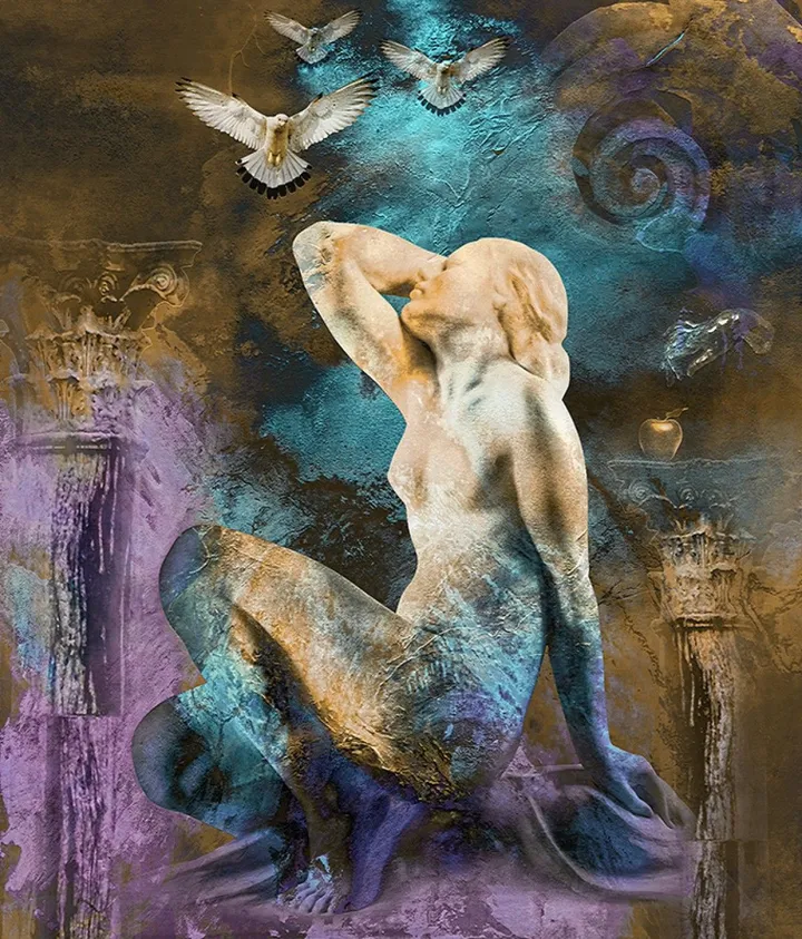 [Sculpture Series]   Entering The Void   2019-10469-2   50 x 59 cm, œuvre de Ali Aslan