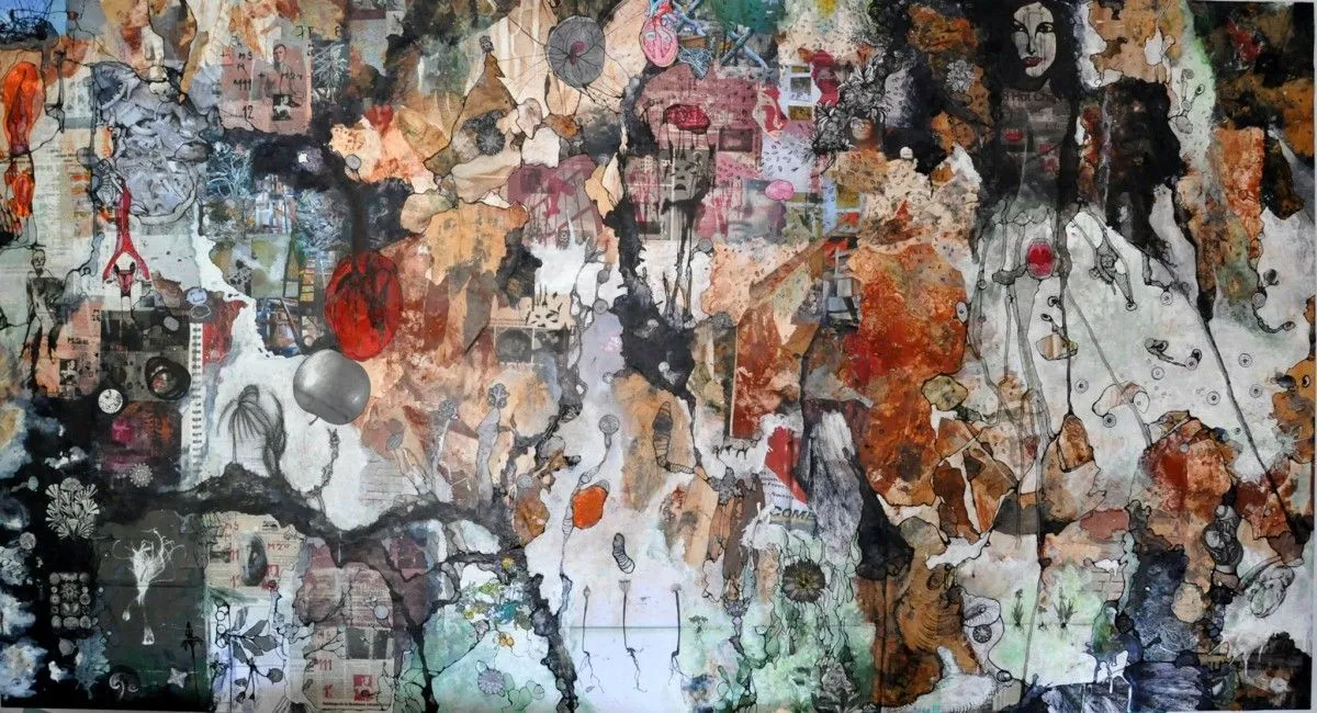 Chemin de vie, artwork by Aurélie Lemille