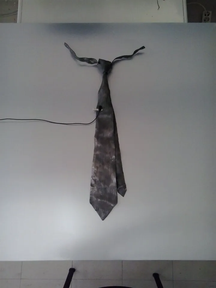 Too light to hear, heavy to wear, artwork by Dimitrios Adamopoulos