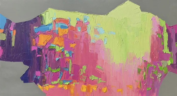 Garden Abstraction, artwork by Abhishek Kumar