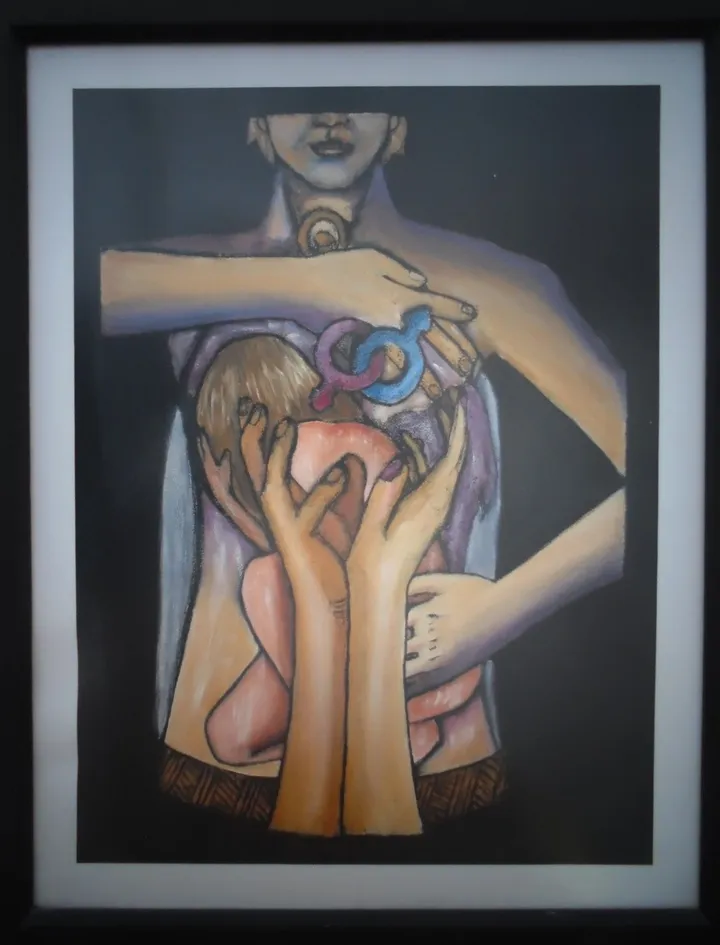 Collection inequality to women, piece 3, artwork by Margold Reina