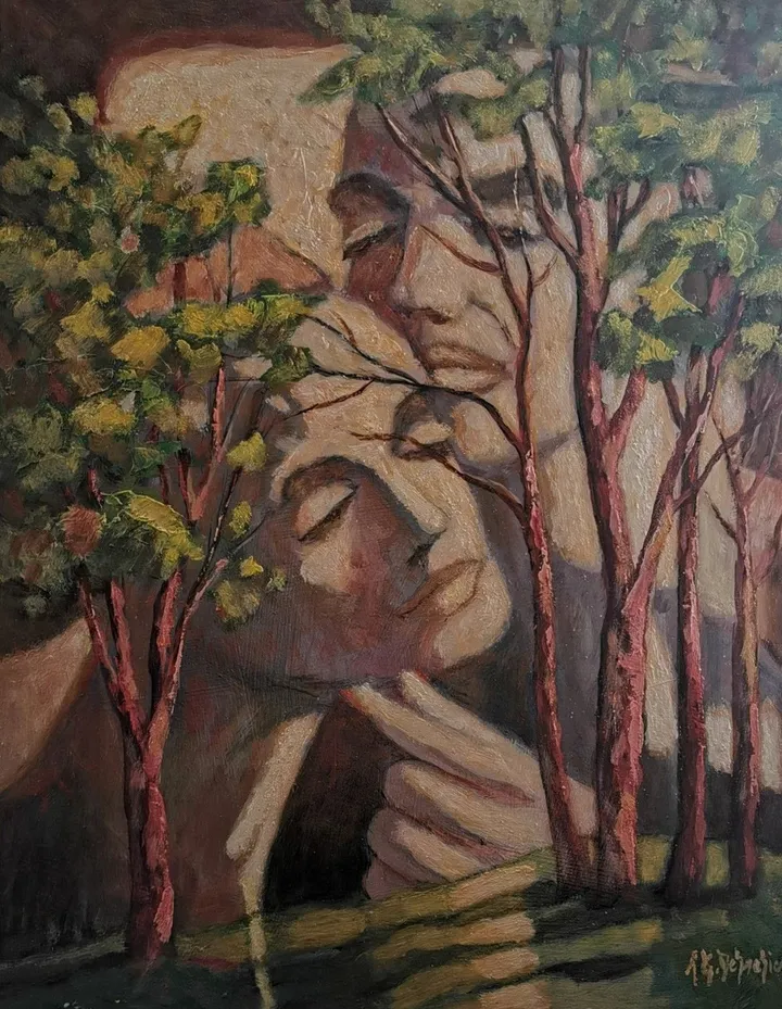 Souffle à l'oreille, œuvre de Jean-Guy Desrosiers