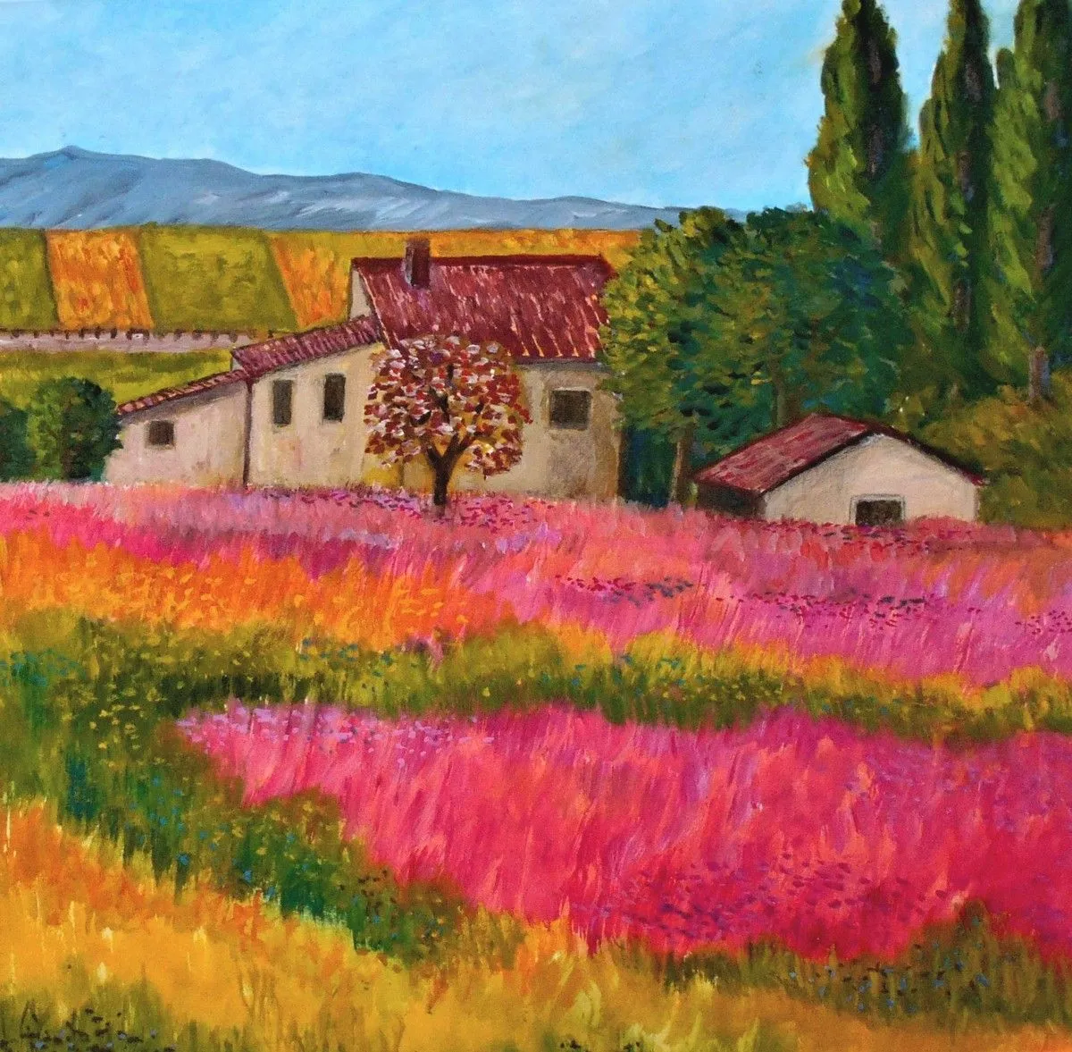 Spring in France, œuvre de Konstantinos Charalampopoulos