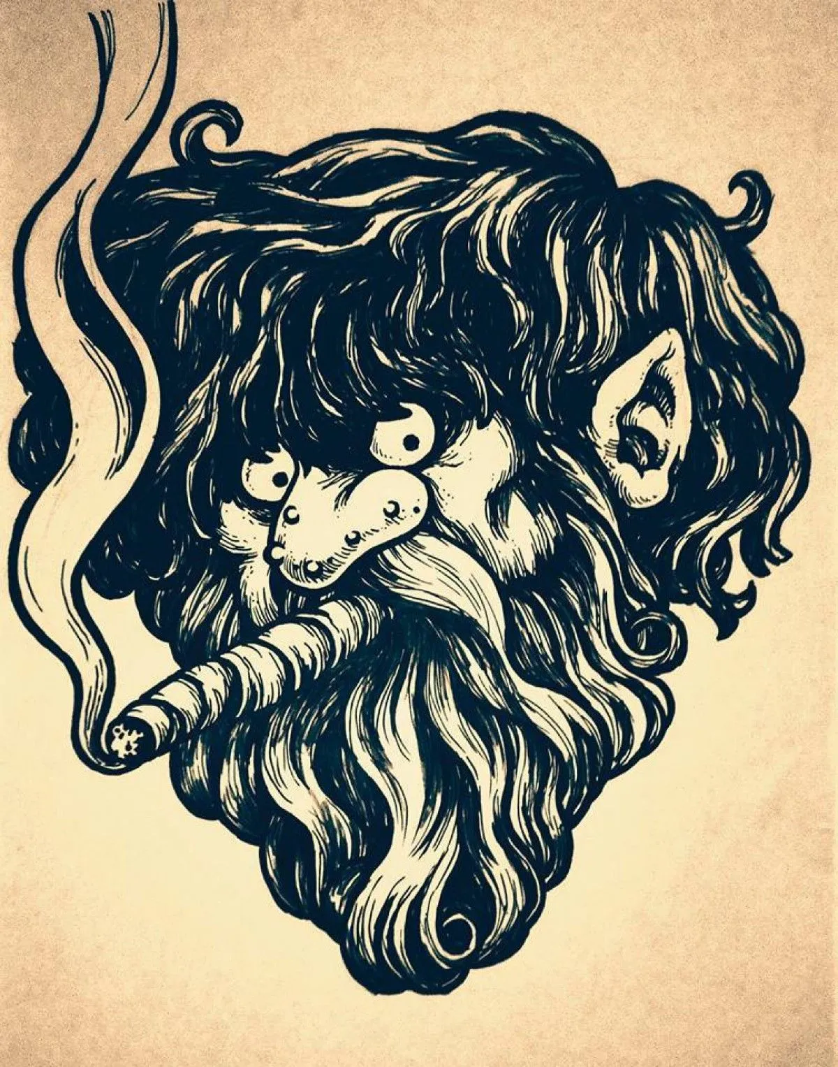 Agta, artwork by Roy Nuñez
