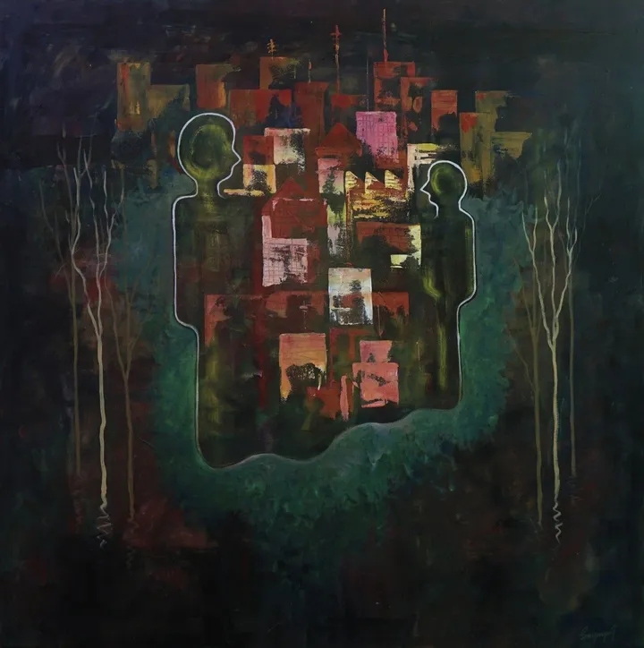 Urbanization, œuvre de Sanjaya Gunarathna