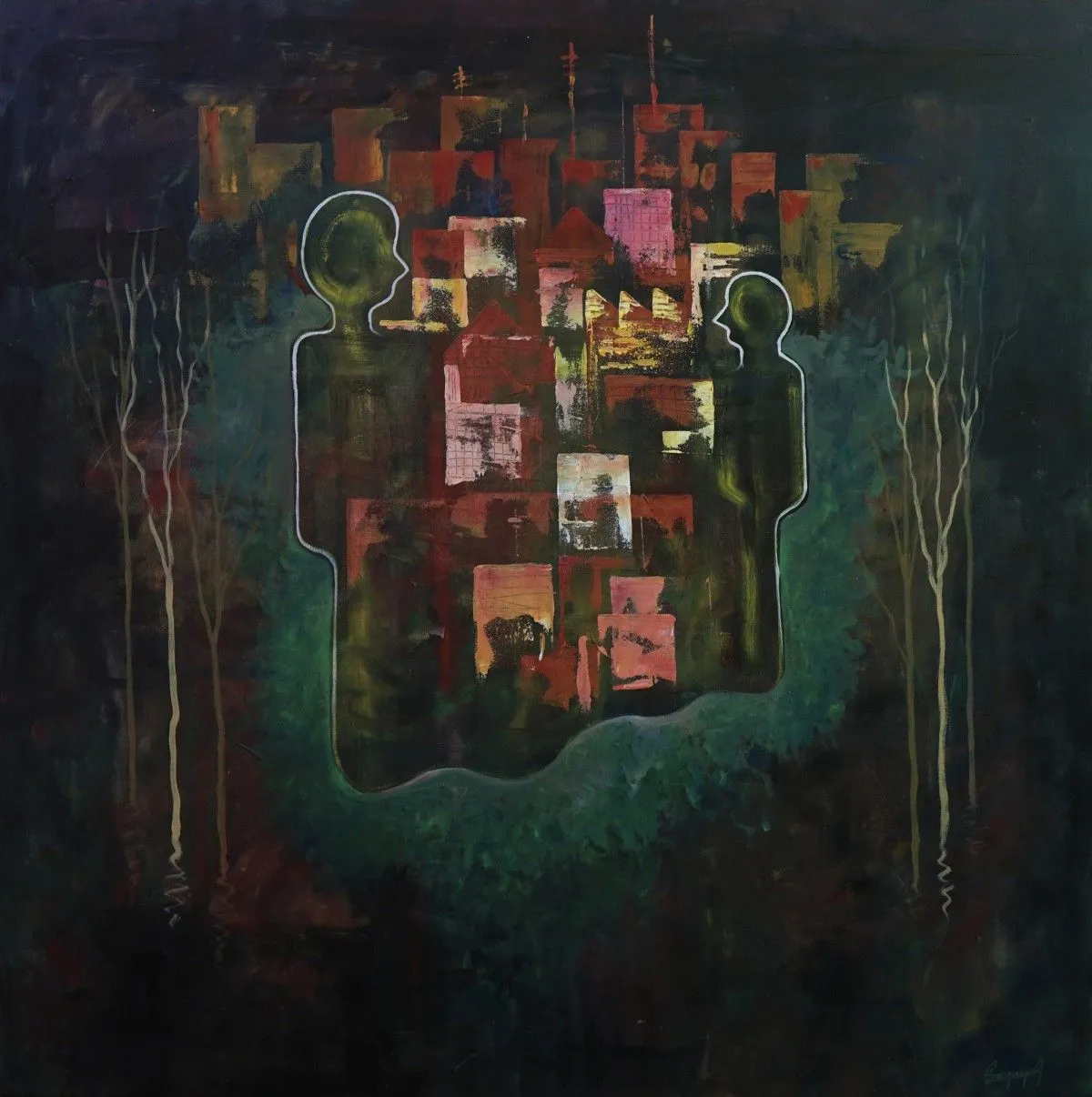 Urbanization, œuvre de Sanjaya Gunarathna