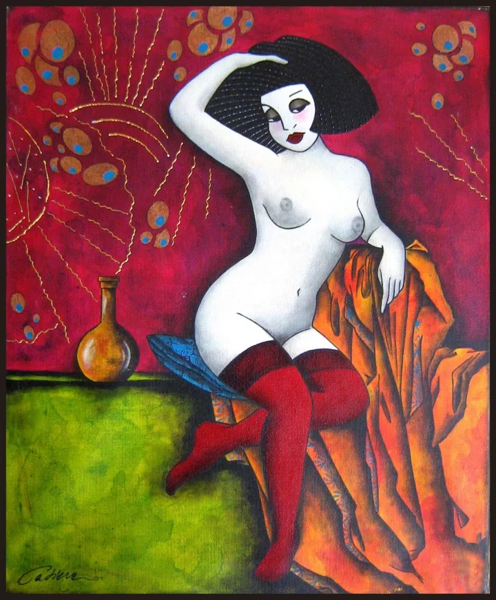 L'Oiseau de Paradis, artwork by Tatieva Artiste
