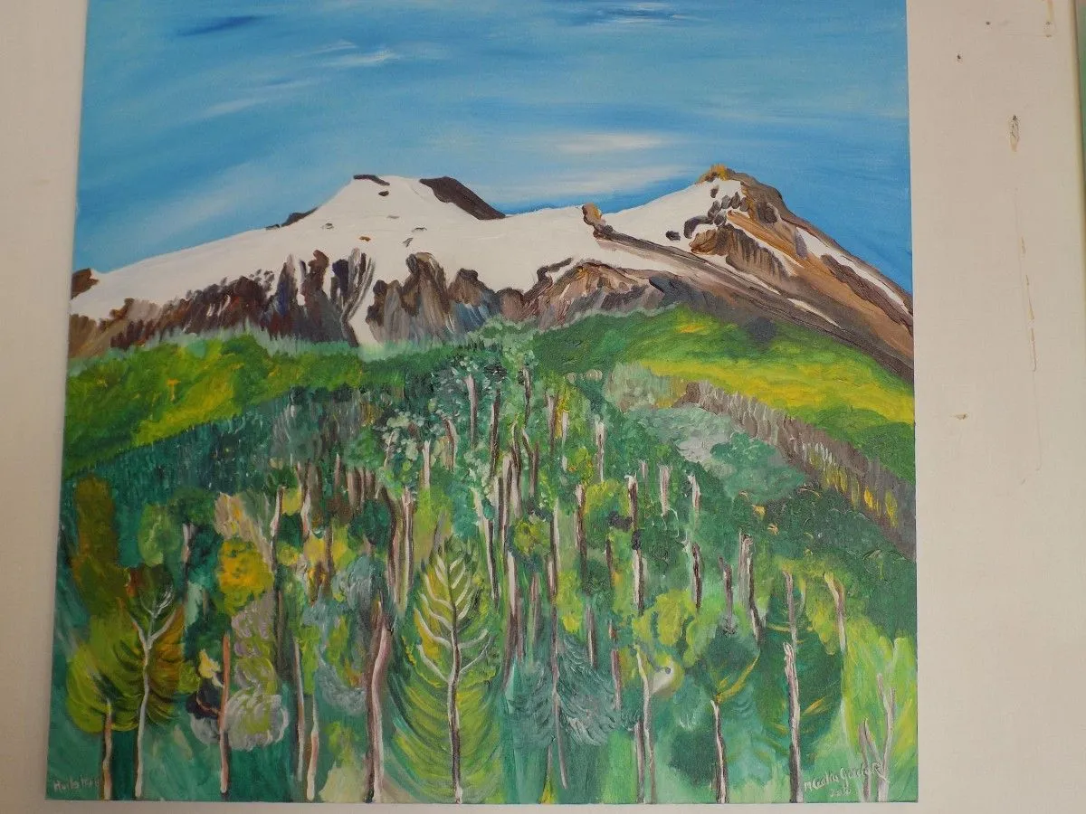 VISTA DE LA TERRAZA DEL HUILO HUILO, artwork by Garcia Rodriguez