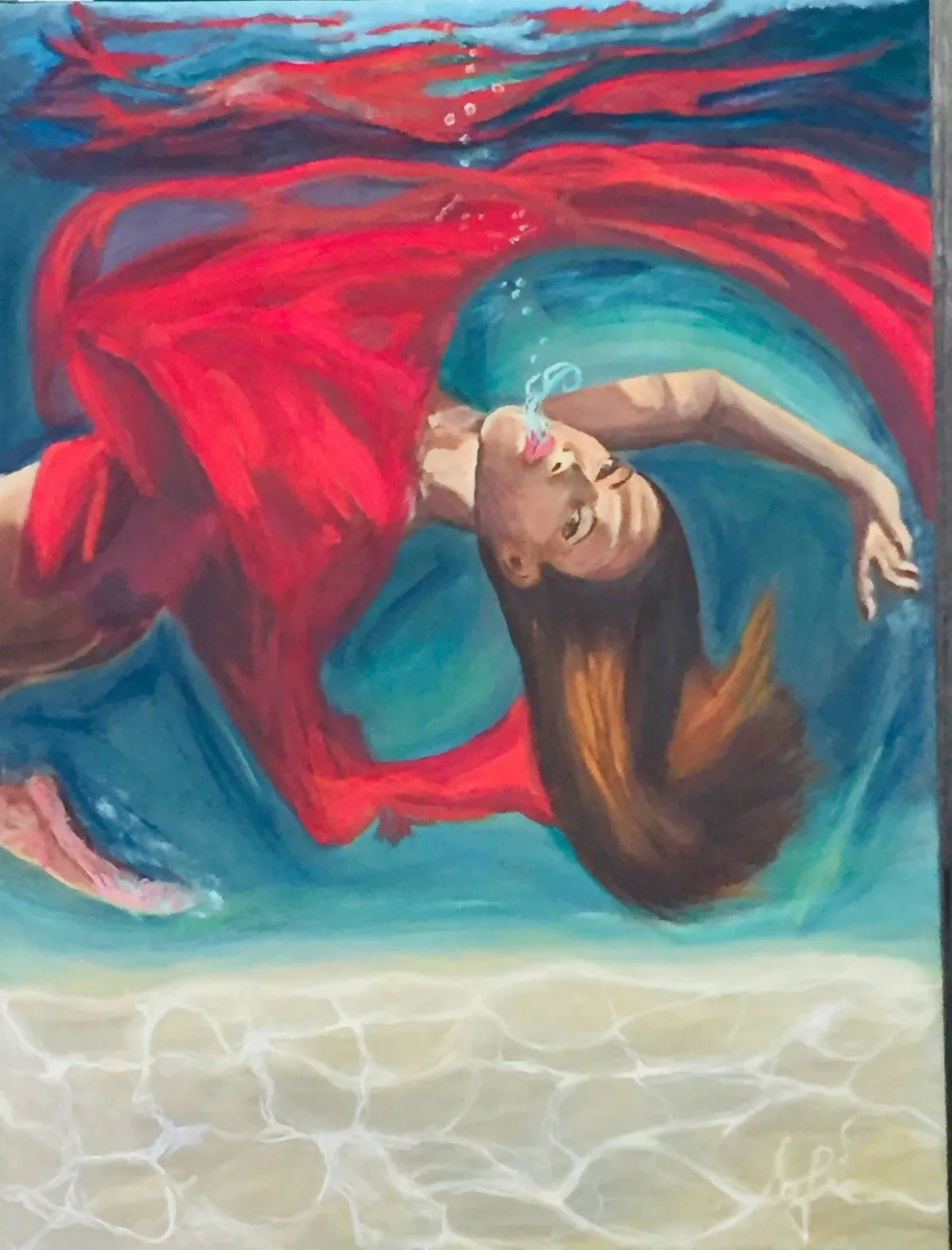 Force et beauté en parfaite harmonie, artwork by Sophie Fournier