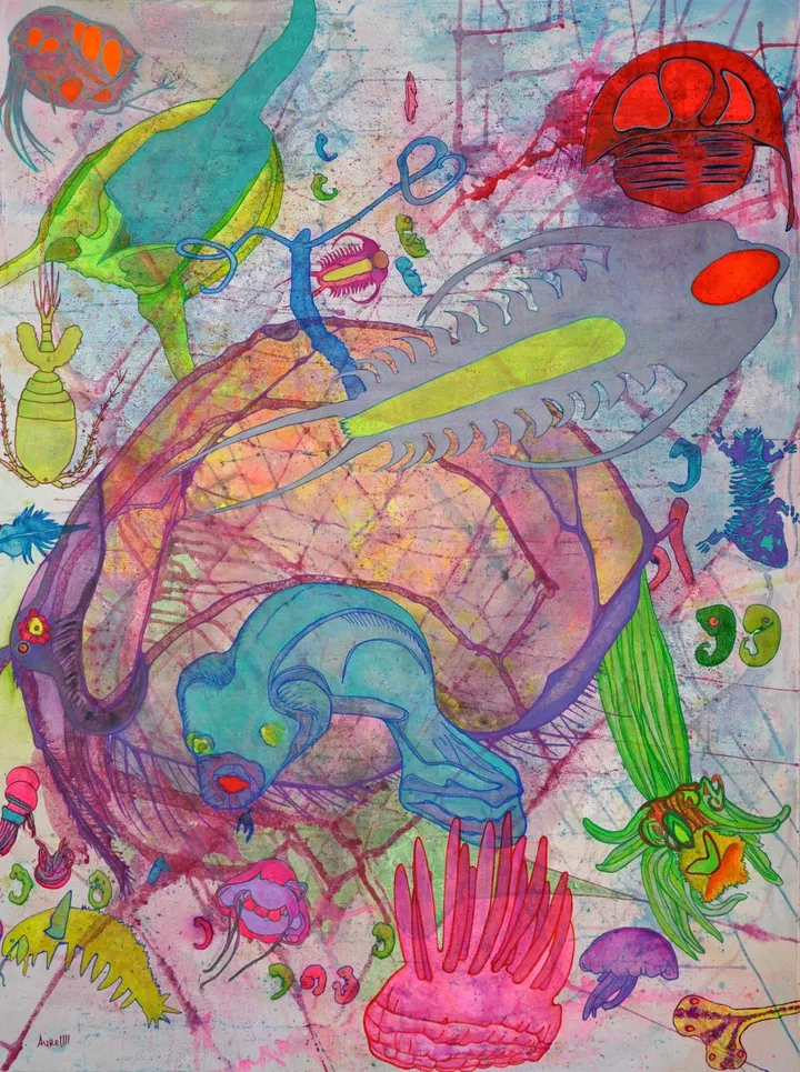 Créatures des abysses, œuvre de Aurélie Lemille