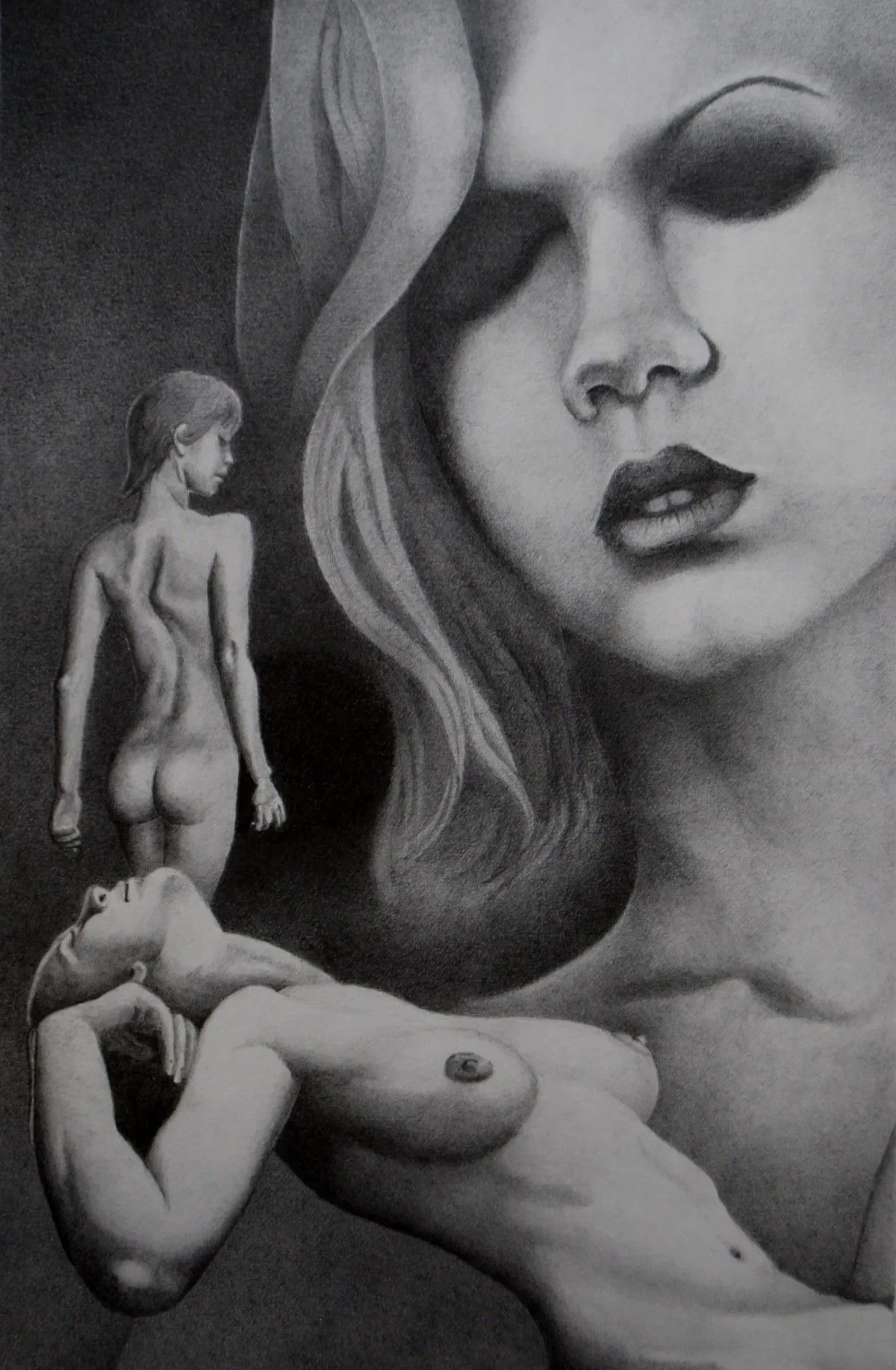 L' IMPRECATRICE, artwork by john rothschild