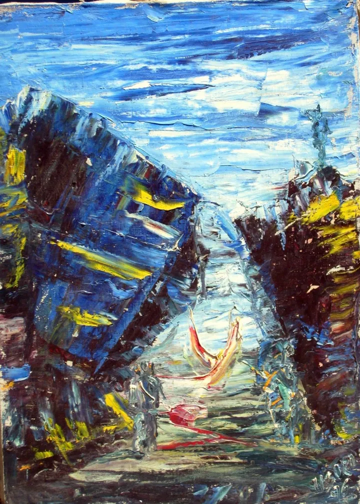 Return before collapse, artwork by Akpan Usoroh